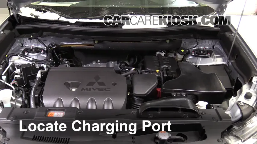 2016 Mitsubishi Outlander SE 2.4L 4 Cyl. Air Conditioner Recharge Freon
